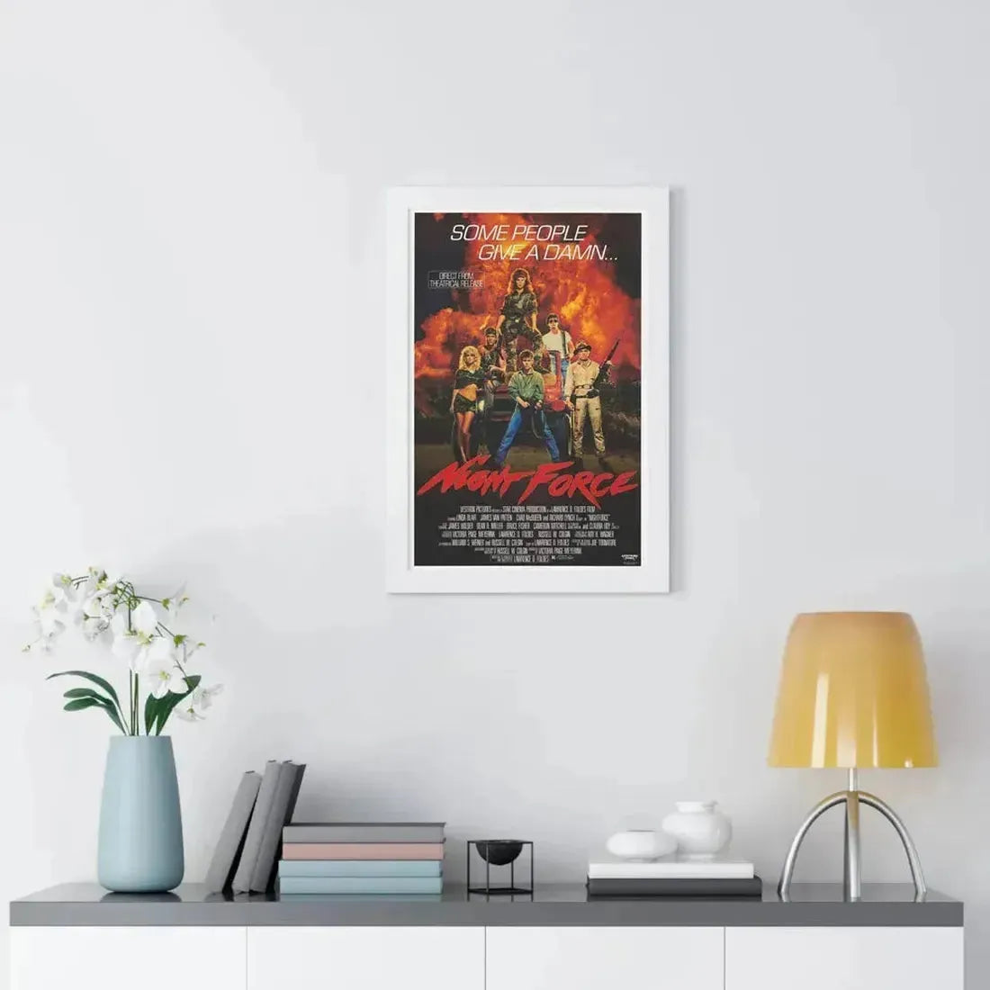 NIGHT FORCE 1987 - Framed Movie Poster - The Sticker Space