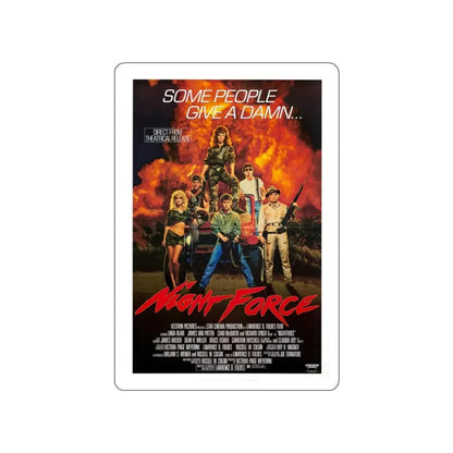 NIGHT FORCE 1987 Movie Poster STICKER Vinyl Die-Cut Decal 3 Inch - The Sticker Space