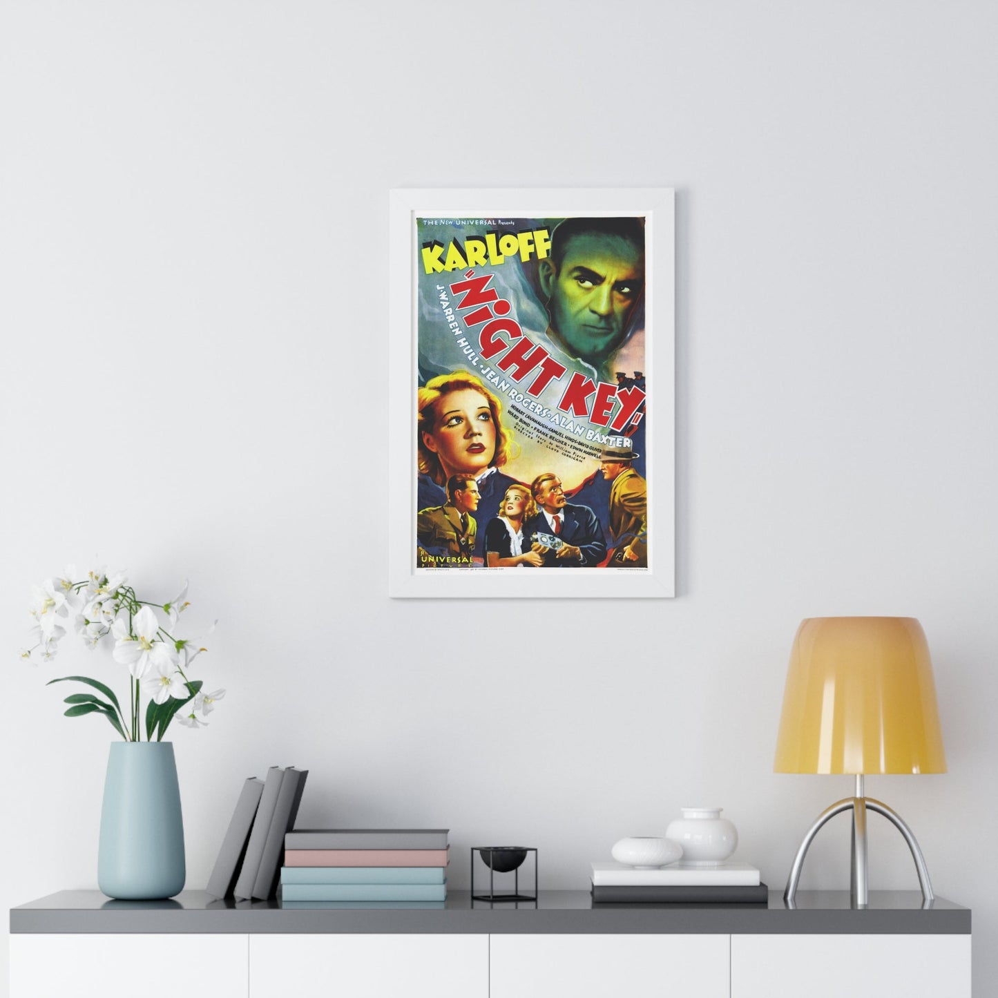 NIGHT KEY 1937 - Framed Movie Poster-The Sticker Space