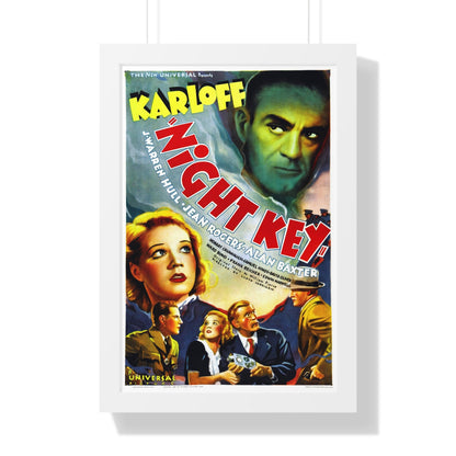 NIGHT KEY 1937 - Framed Movie Poster-16″ x 24″-The Sticker Space