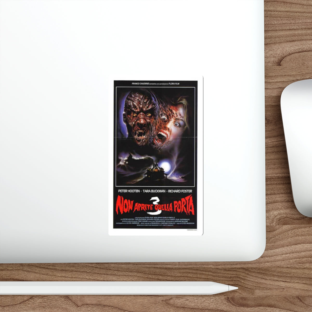 NIGHT KILLER 1990 Movie Poster STICKER Vinyl Die-Cut Decal-The Sticker Space