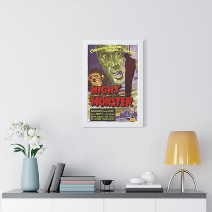 NIGHT MONSTER 1942 - Framed Movie Poster-The Sticker Space