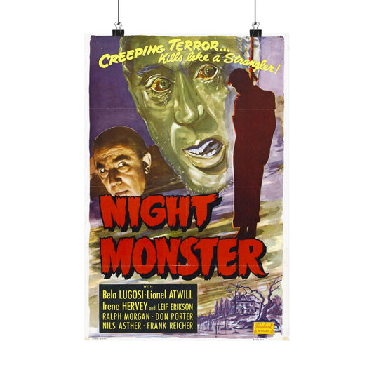 NIGHT MONSTER 1942 - Paper Movie Poster-12″ x 18″-The Sticker Space