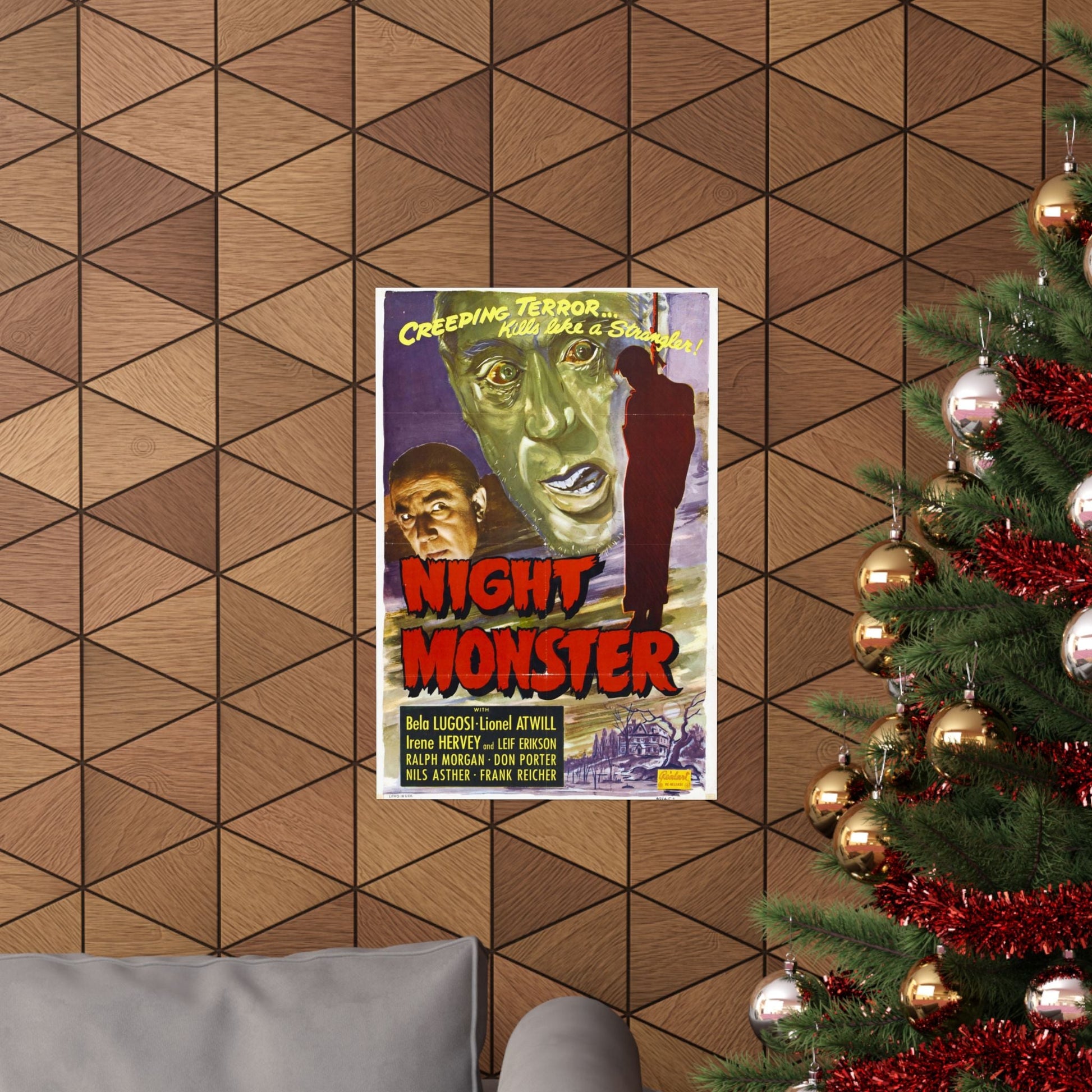 NIGHT MONSTER 1942 - Paper Movie Poster-The Sticker Space