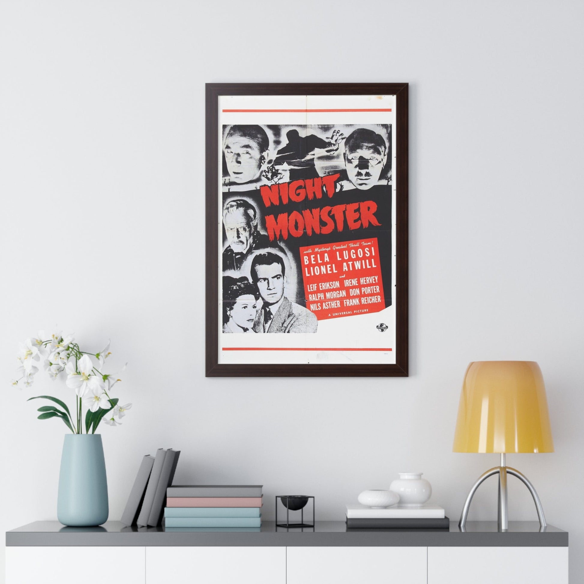 NIGHT MONSTER (3) 1942 - Framed Movie Poster-The Sticker Space