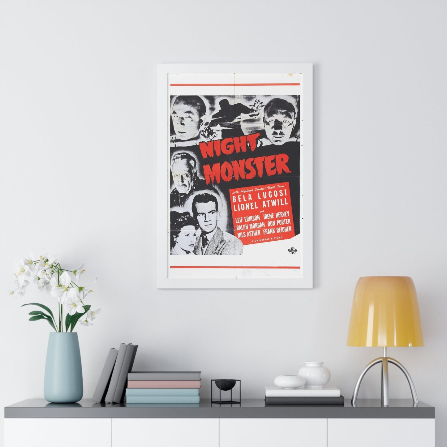 NIGHT MONSTER (3) 1942 - Framed Movie Poster-The Sticker Space