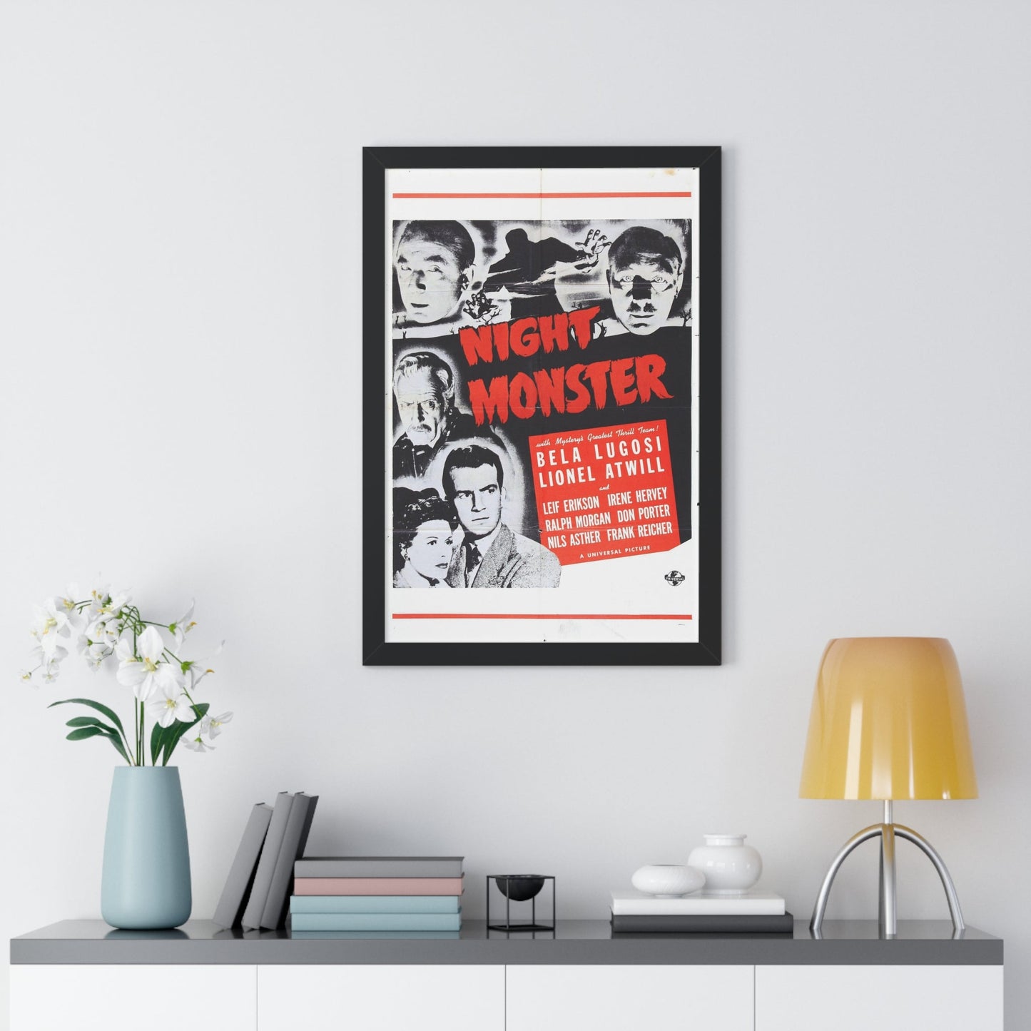 NIGHT MONSTER (3) 1942 - Framed Movie Poster-The Sticker Space