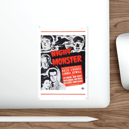 NIGHT MONSTER (3) 1942 Movie Poster STICKER Vinyl Die-Cut Decal-The Sticker Space