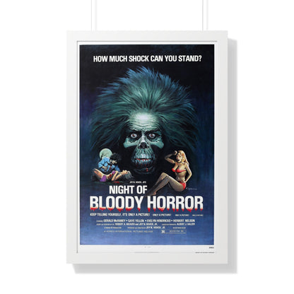 NIGHT OF BLOODY HORROR 1969 - Framed Movie Poster-20" x 30"-The Sticker Space