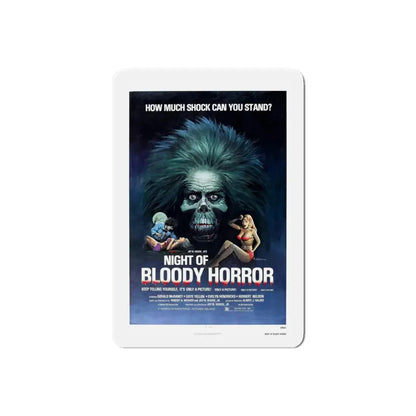 NIGHT OF BLOODY HORROR 1969 Movie Poster - Refrigerator Magnet - The Sticker Space