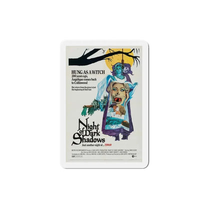 Night of Dark Shadows 1971 Movie Poster Refrigerator Magnet 3 Inch - The Sticker Space