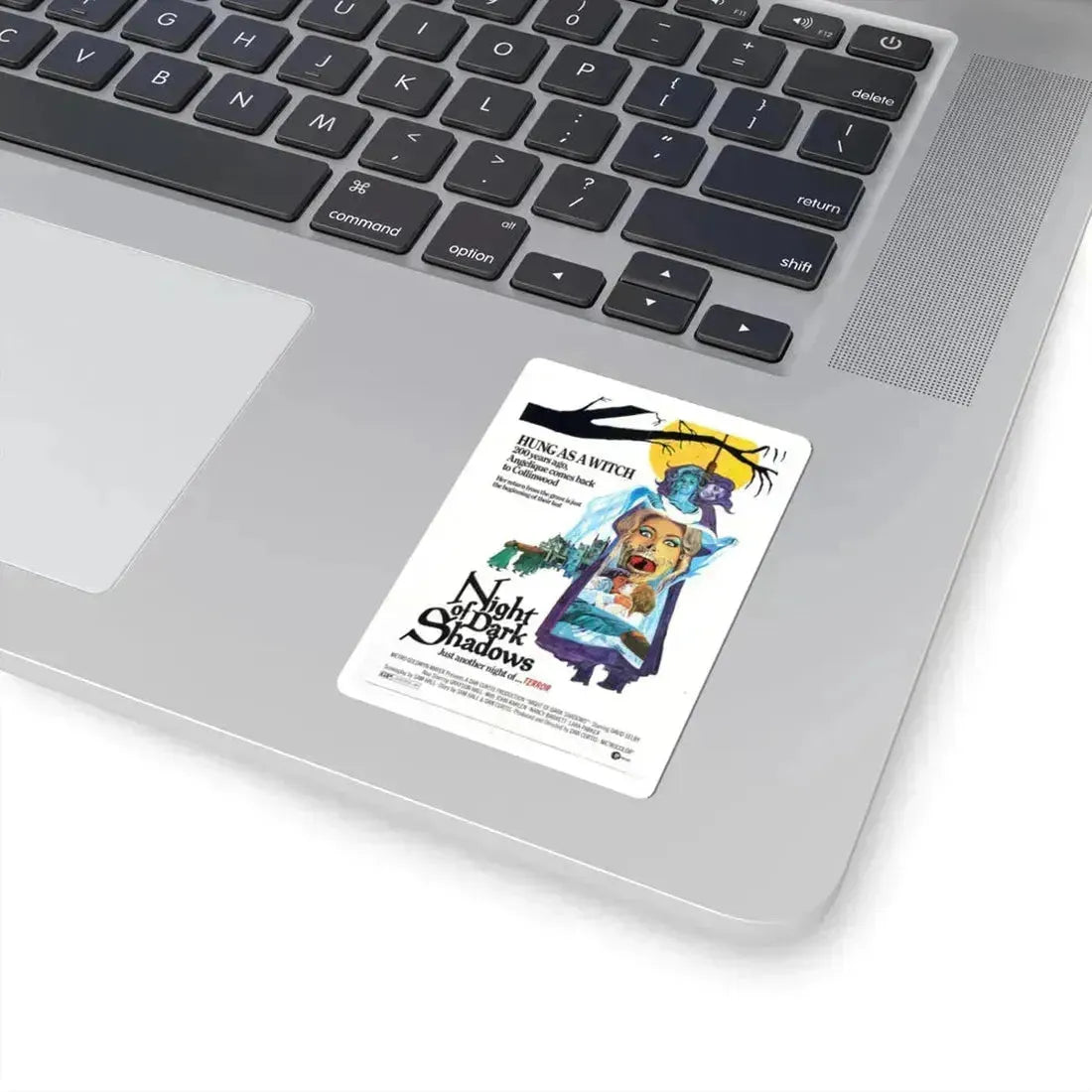 NIGHT OF DARK SHADOWS 1971 Movie Poster - STICKER Vinyl Kiss-Cut Decal - The Sticker Space