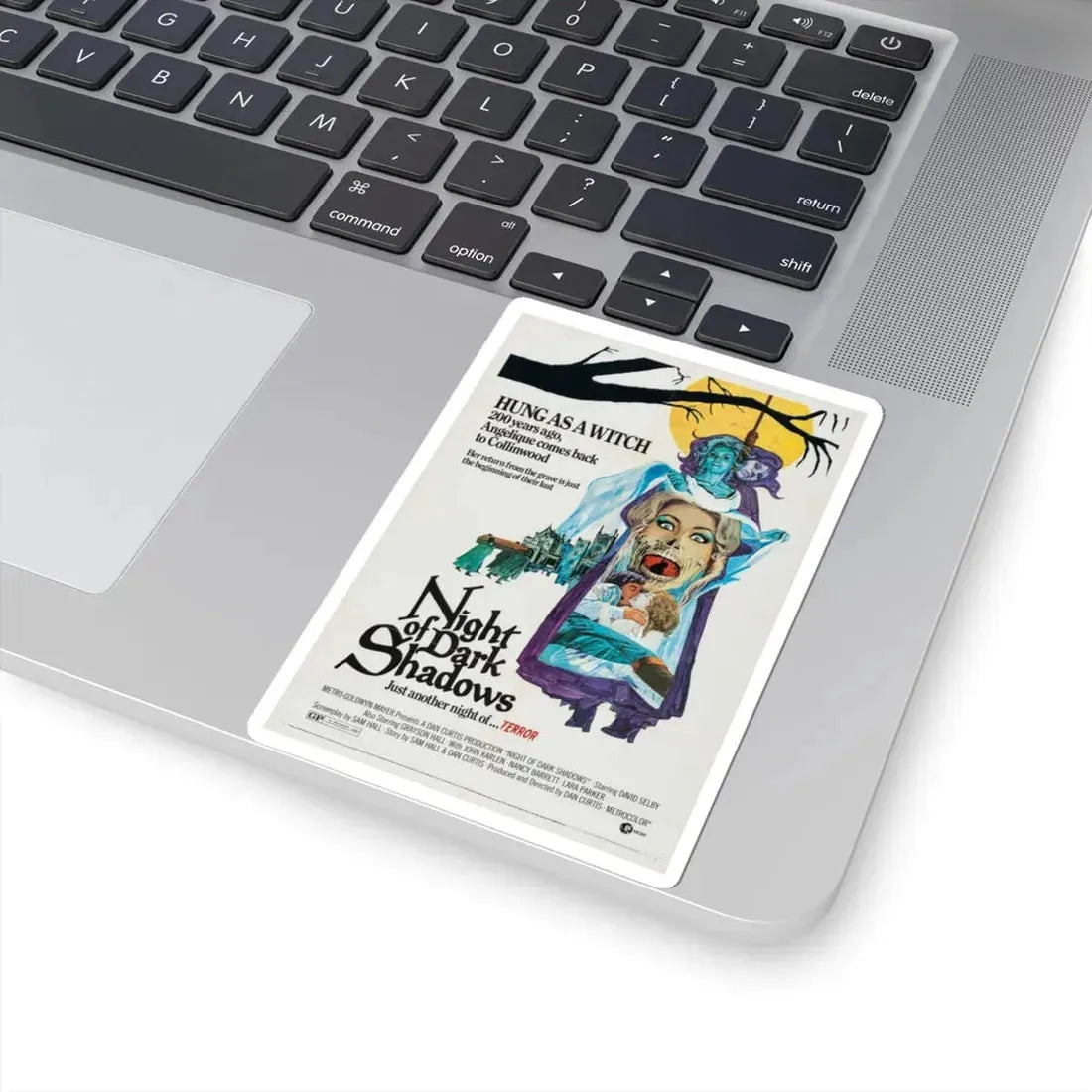 Night of Dark Shadows 1971 Movie Poster - STICKER Vinyl Kiss-Cut Decal - The Sticker Space