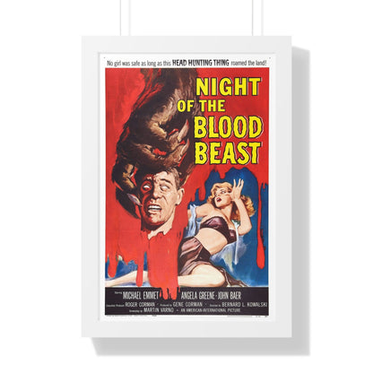 NIGHT OF THE BLOOD BEAST 1958 - Framed Movie Poster-16″ x 24″-The Sticker Space