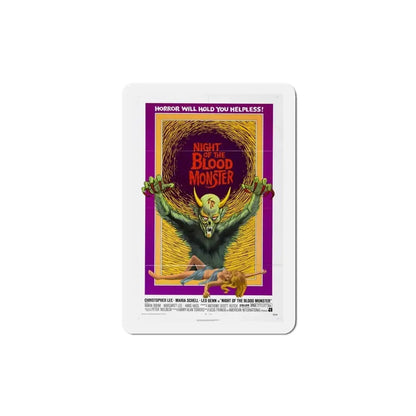 Night of the Blood Monster 1972 Movie Poster Refrigerator Magnet 4 Inch - The Sticker Space