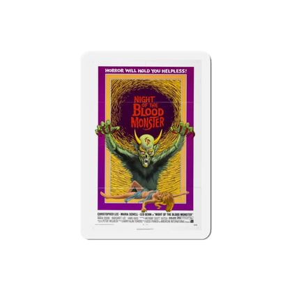 Night of the Blood Monster 1972 Movie Poster Refrigerator Magnet - The Sticker Space