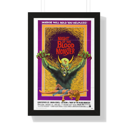 NIGHT OF THE BLOOD MONSTER (the bloody judge) 1970 - Framed Movie Poster-16″ x 24″-The Sticker Space