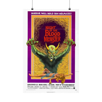NIGHT OF THE BLOOD MONSTER (the bloody judge) 1970 - Paper Movie Poster 20″ x 30″ Matte - The Sticker Space