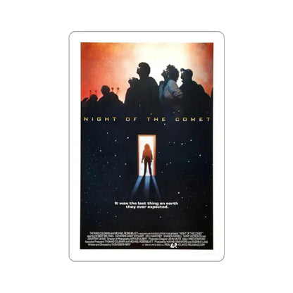NIGHT OF THE COMET 1984 Movie Poster - STICKER Vinyl Kiss-Cut Decal 6 Inch White - The Sticker Space