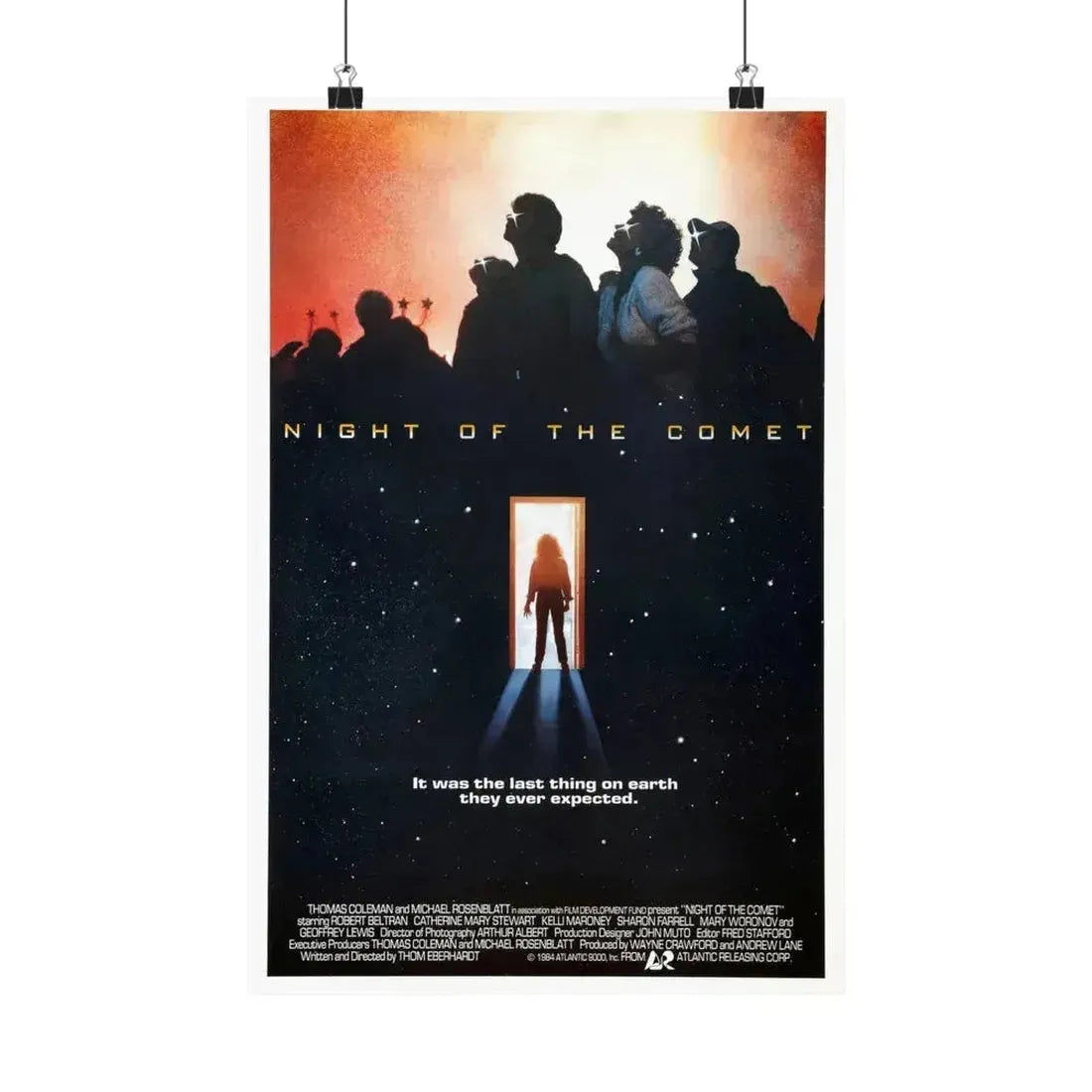 NIGHT OF THE COMET 1984 - Paper Movie Poster 12″ x 18″ Matte - The Sticker Space