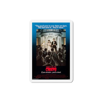 Night of the Creeps 1986 Movie Poster Refrigerator Magnet 3 Inch - The Sticker Space