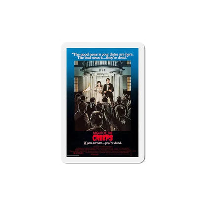 Night of the Creeps 1986 Movie Poster Refrigerator Magnet 6 Inch - The Sticker Space