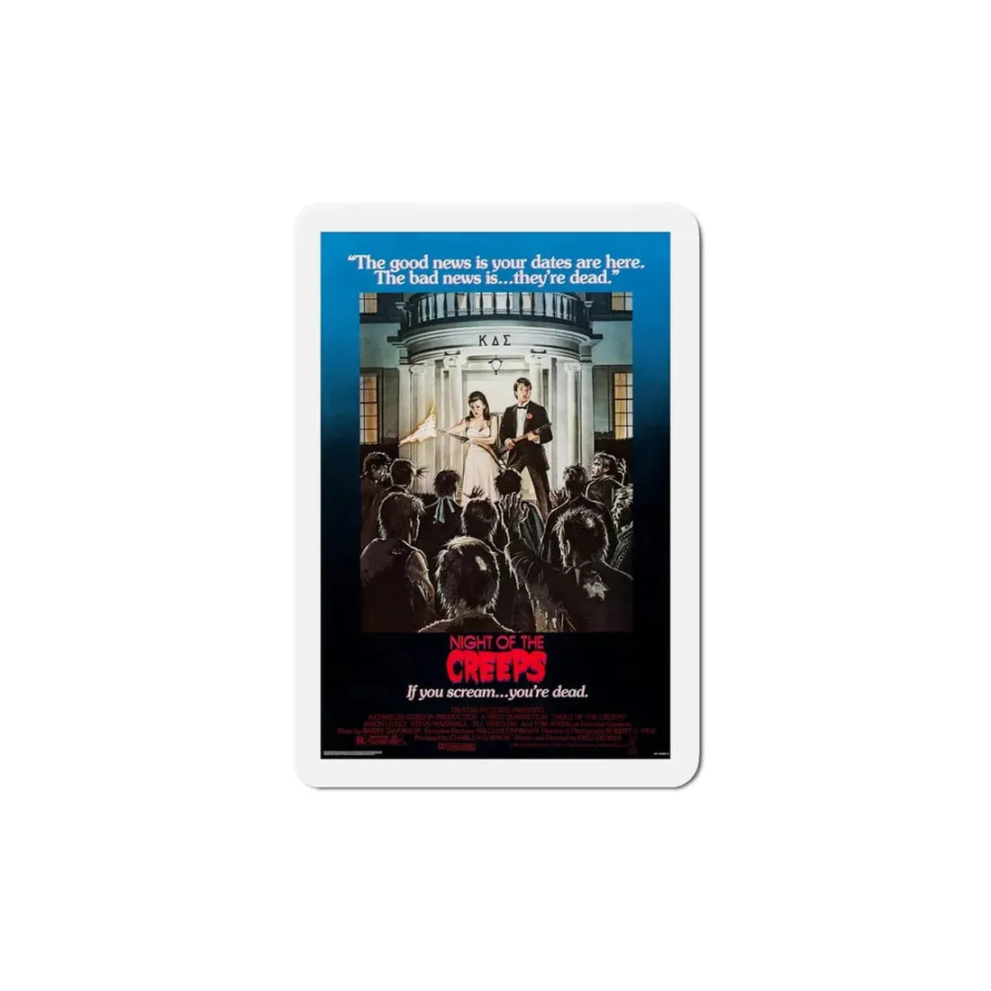 Night of the Creeps 1986 Movie Poster Refrigerator Magnet - The Sticker Space