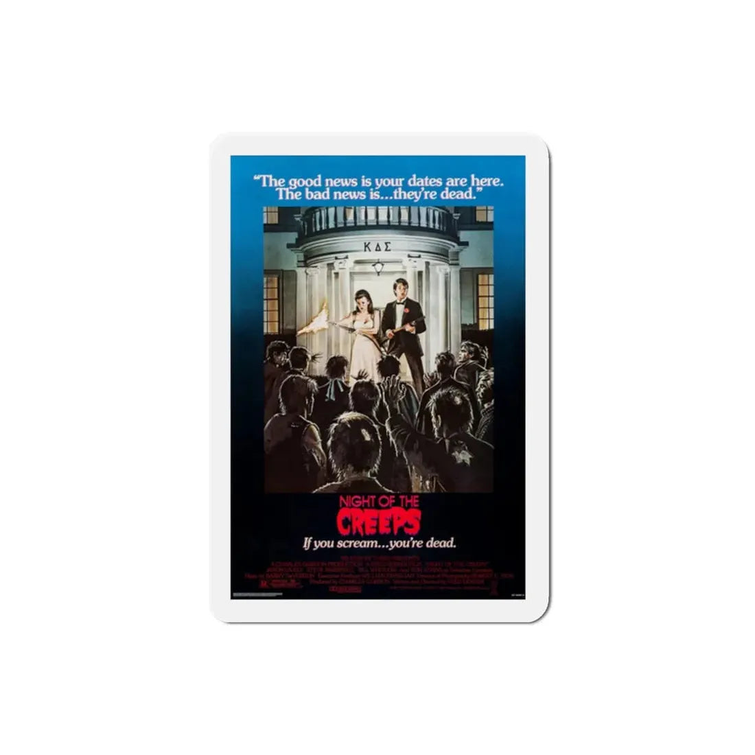 Night of the Creeps 1986 Movie Poster Refrigerator Magnet - The Sticker Space
