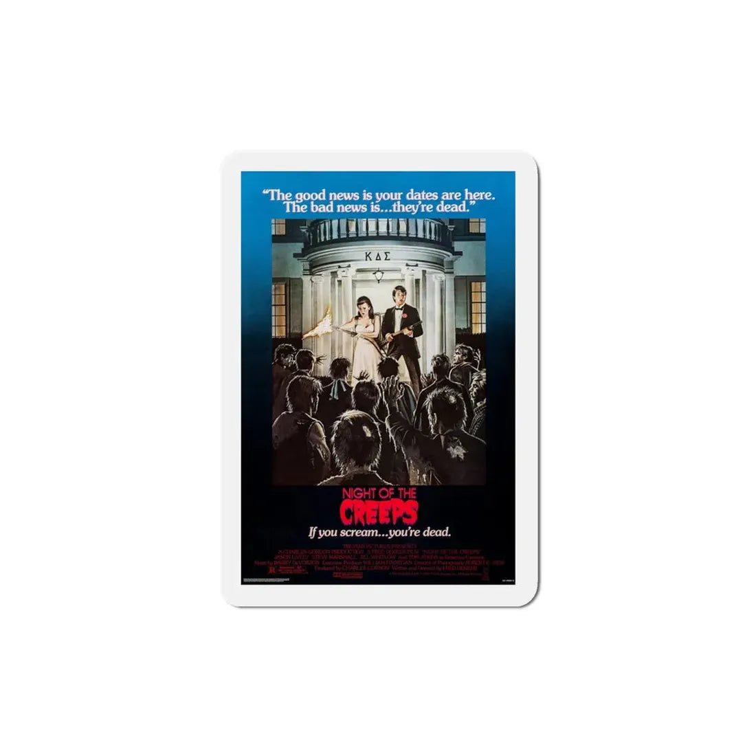 Night of the Creeps 1986 Movie Poster Refrigerator Magnet - The Sticker Space