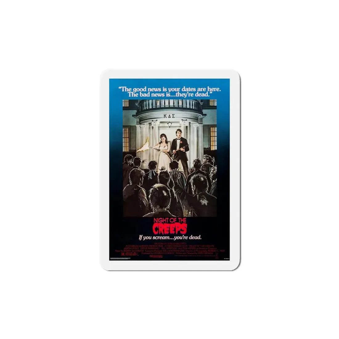 Night of the Creeps 1986 Movie Poster Refrigerator Magnet - The Sticker Space