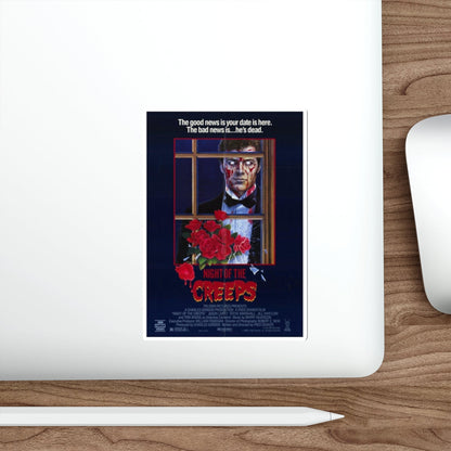 NIGHT OF THE CREEPS 1986 Movie Poster STICKER Vinyl Die-Cut Decal-The Sticker Space