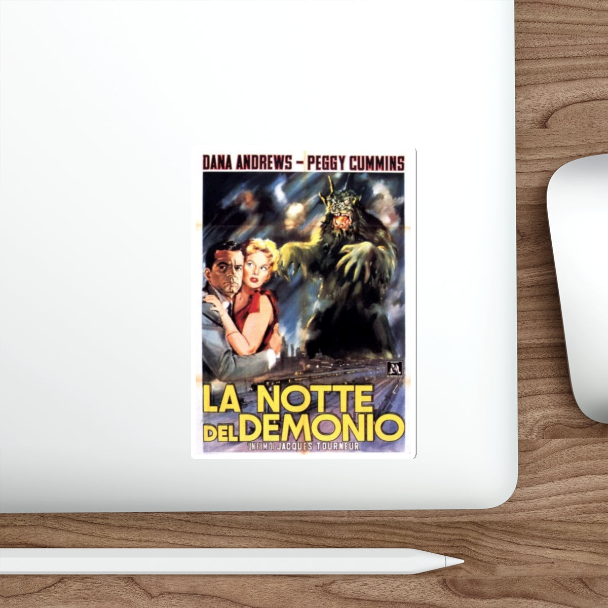 NIGHT OF THE DEMON (ITALIAN) 1980 Movie Poster STICKER Vinyl Die-Cut Decal-The Sticker Space