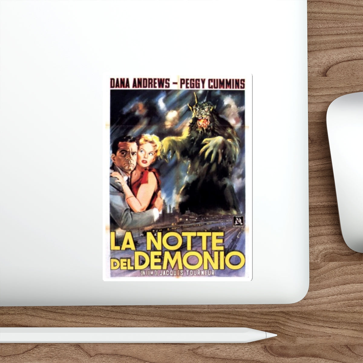 NIGHT OF THE DEMON (ITALIAN) 1980 Movie Poster STICKER Vinyl Die-Cut Decal-The Sticker Space