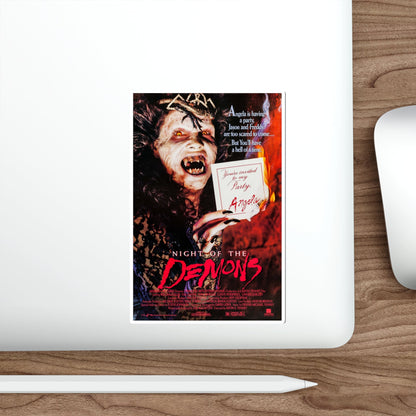 Night of the Demons 1988 Movie Poster STICKER Vinyl Die-Cut Decal-The Sticker Space