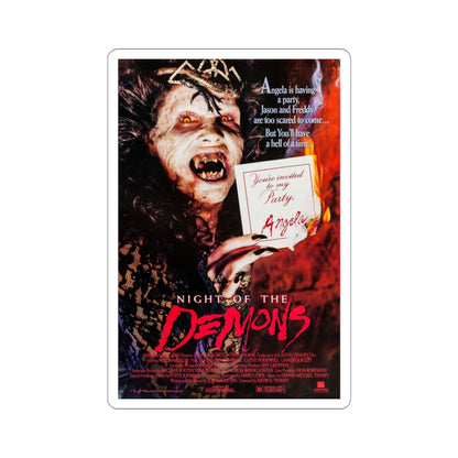 Night of the Demons 1988 Movie Poster STICKER Vinyl Die-Cut Decal-3 Inch-The Sticker Space