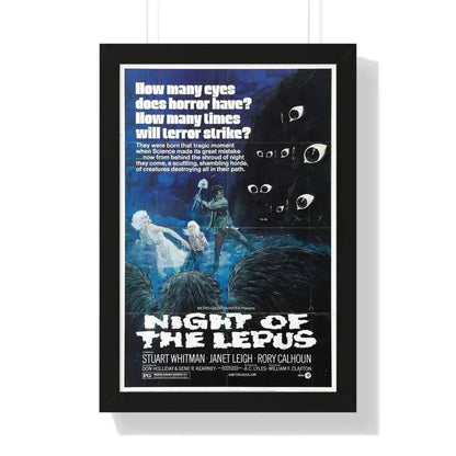 NIGHT OF THE LEPUS 1972 - Framed Movie Poster 16″ x 24″ Black - The Sticker Space