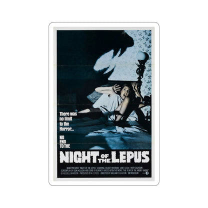 Night of the Lepus 1972 Movie Poster STICKER Vinyl Die-Cut Decal-5 Inch-The Sticker Space