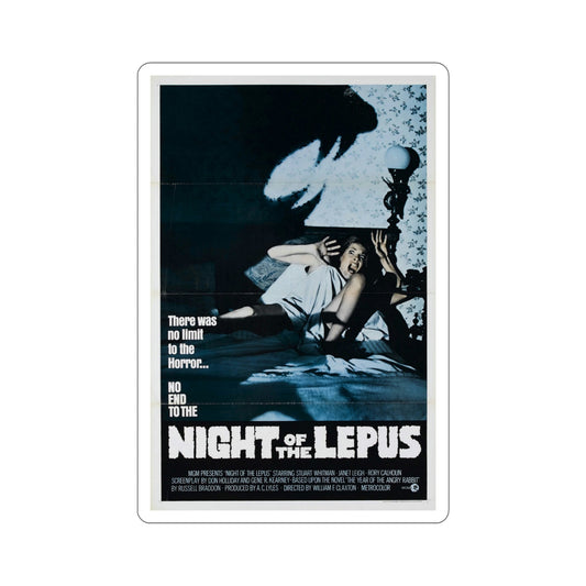 Night of the Lepus 1972 Movie Poster STICKER Vinyl Die-Cut Decal-6 Inch-The Sticker Space