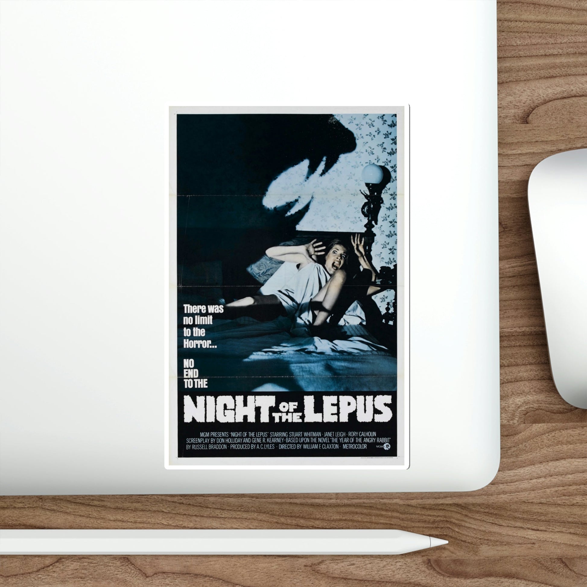 Night of the Lepus 1972 Movie Poster STICKER Vinyl Die-Cut Decal-The Sticker Space