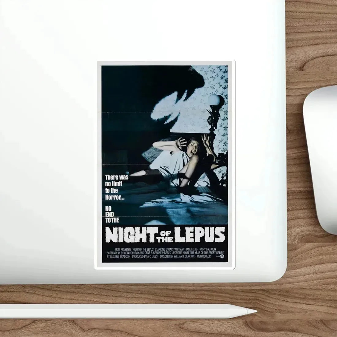 Night of the Lepus 1972 Movie Poster STICKER Vinyl Die-Cut Decal - The Sticker Space