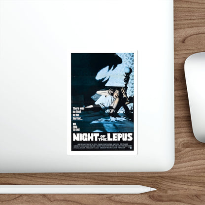 NIGHT OF THE LEPUS (2) 1972 Movie Poster STICKER Vinyl Die-Cut Decal-The Sticker Space