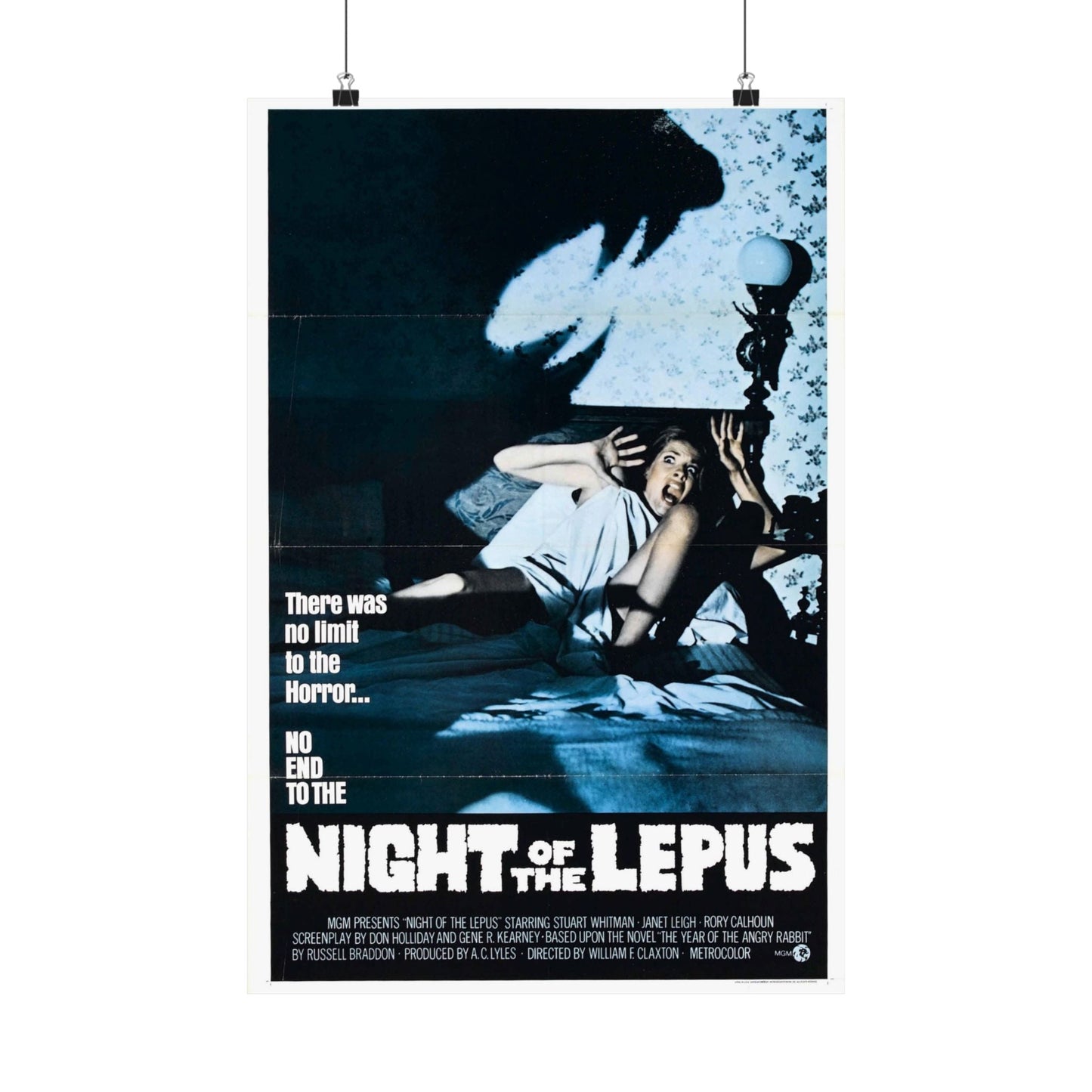 NIGHT OF THE LEPUS (2) 1972 - Paper Movie Poster-16″ x 24″-The Sticker Space