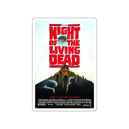 NIGHT OF THE LIVING DEAD 1990 Movie Poster STICKER Vinyl Die-Cut Decal 5 Inch - The Sticker Space