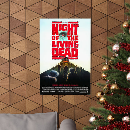 NIGHT OF THE LIVING DEAD 1990 - Paper Movie Poster-The Sticker Space