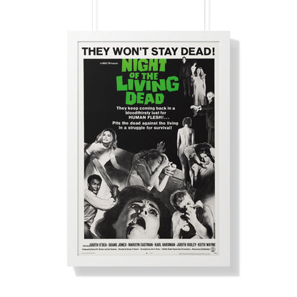 NIGHT OF THE LIVING DEAD (2) 1968 - Framed Movie Poster-20" x 30"-The Sticker Space