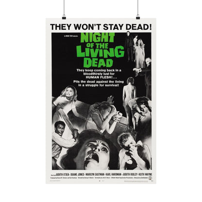 NIGHT OF THE LIVING DEAD (2) 1968 - Paper Movie Poster-20″ x 30″-The Sticker Space