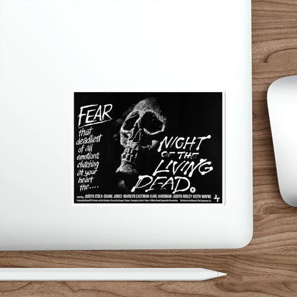 NIGHT OF THE LIVING DEAD (3) 1968 Movie Poster STICKER Vinyl Die-Cut Decal-The Sticker Space