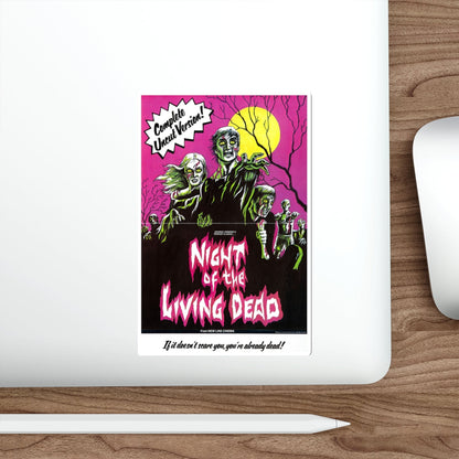 NIGHT OF THE LIVING DEAD (4) 1968 Movie Poster STICKER Vinyl Die-Cut Decal-The Sticker Space