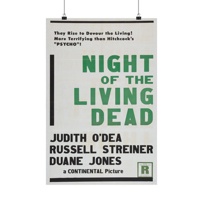 NIGHT OF THE LIVING DEAD (5) 1968 - Paper Movie Poster-16″ x 24″-The Sticker Space