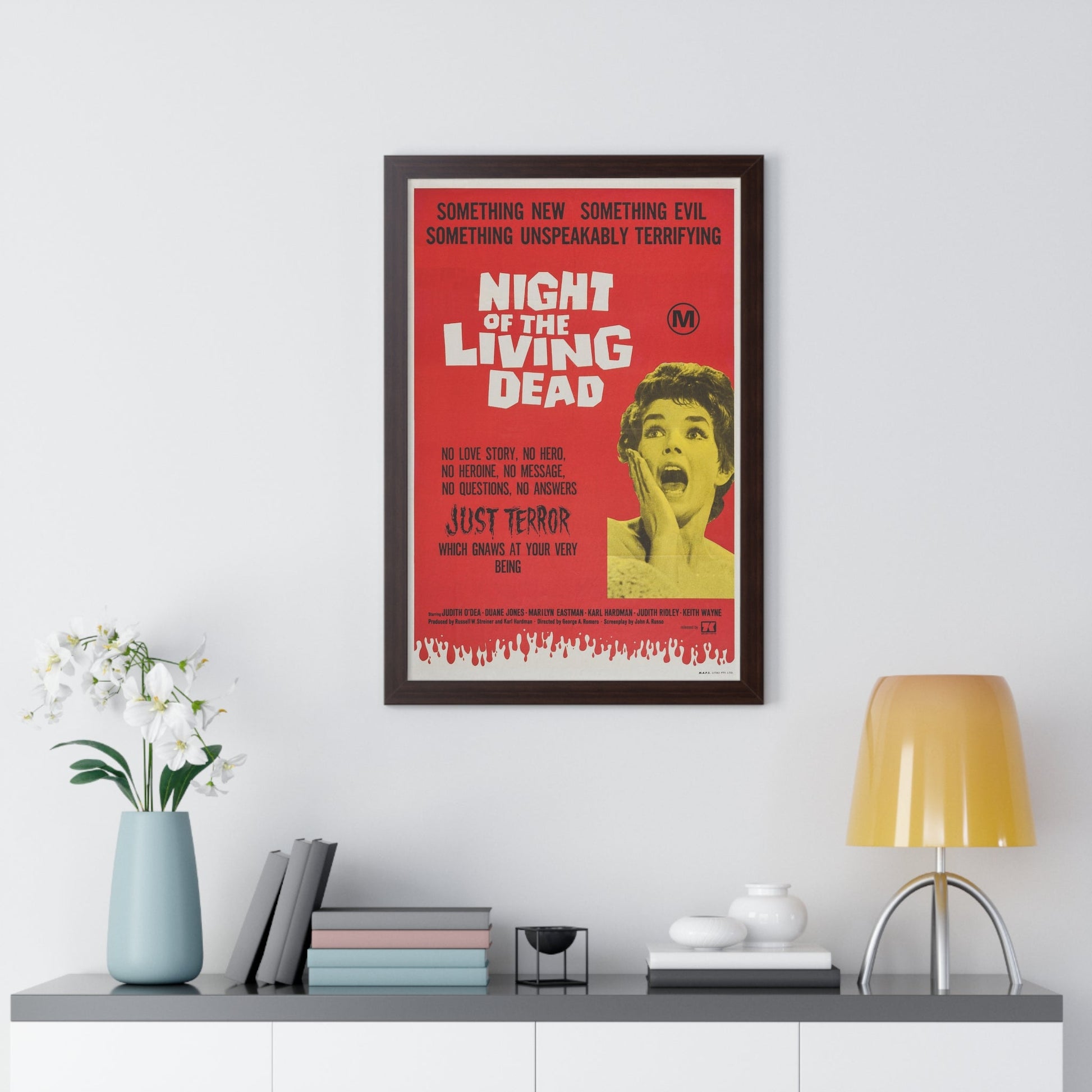 NIGHT OF THE LIVING DEAD (AUSTRALIA) 1968 - Framed Movie Poster-The Sticker Space